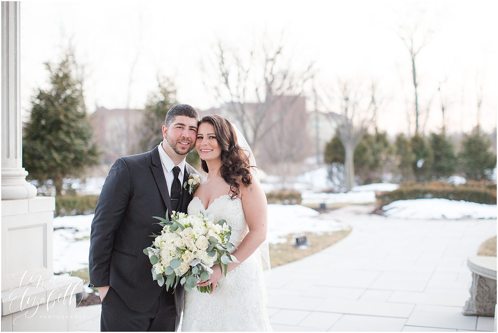 The Palace at Somerset Park winter wedding by Tina Elizabeth Photography