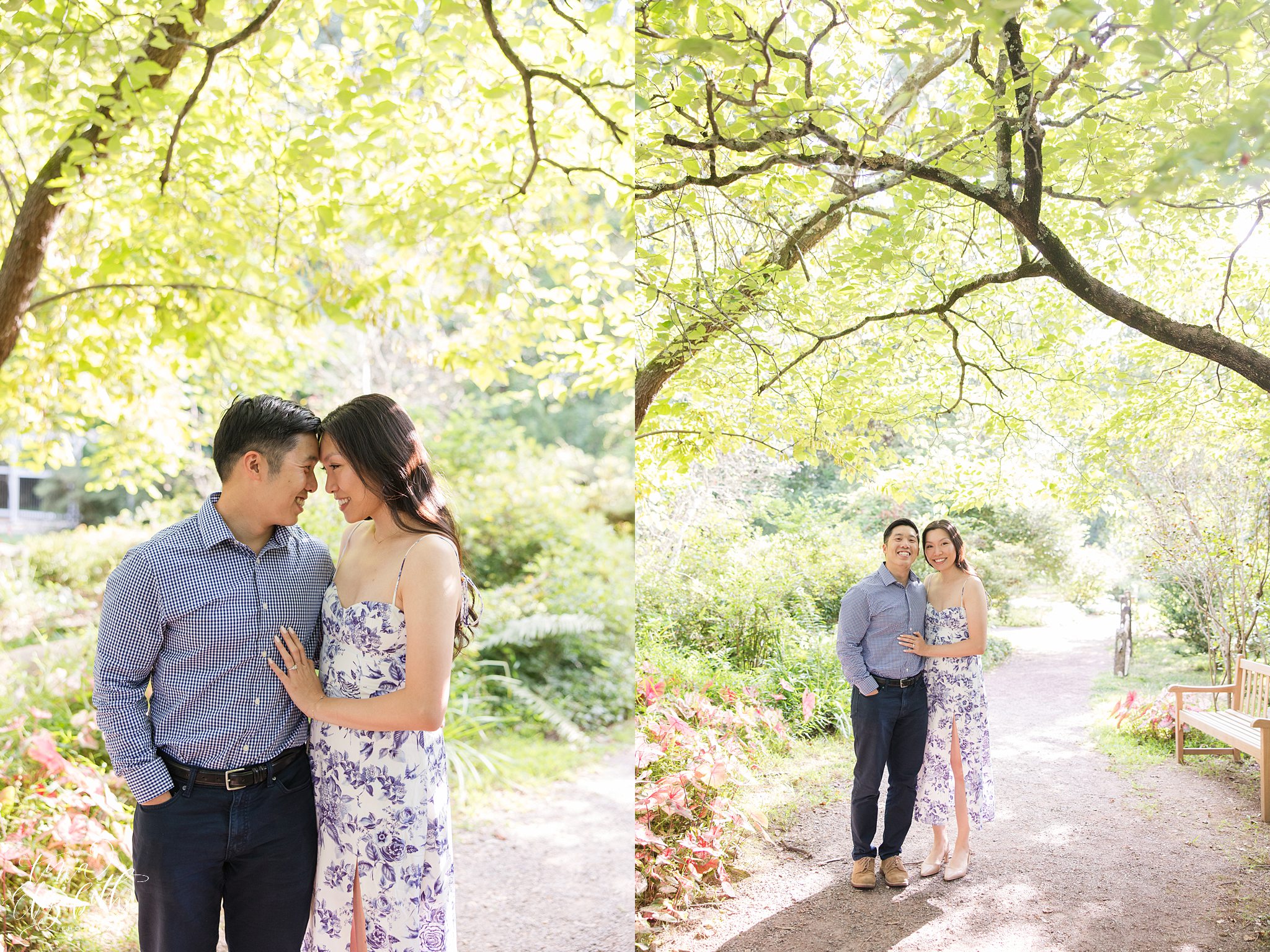 Sayen House & Gardens Engagement Photos