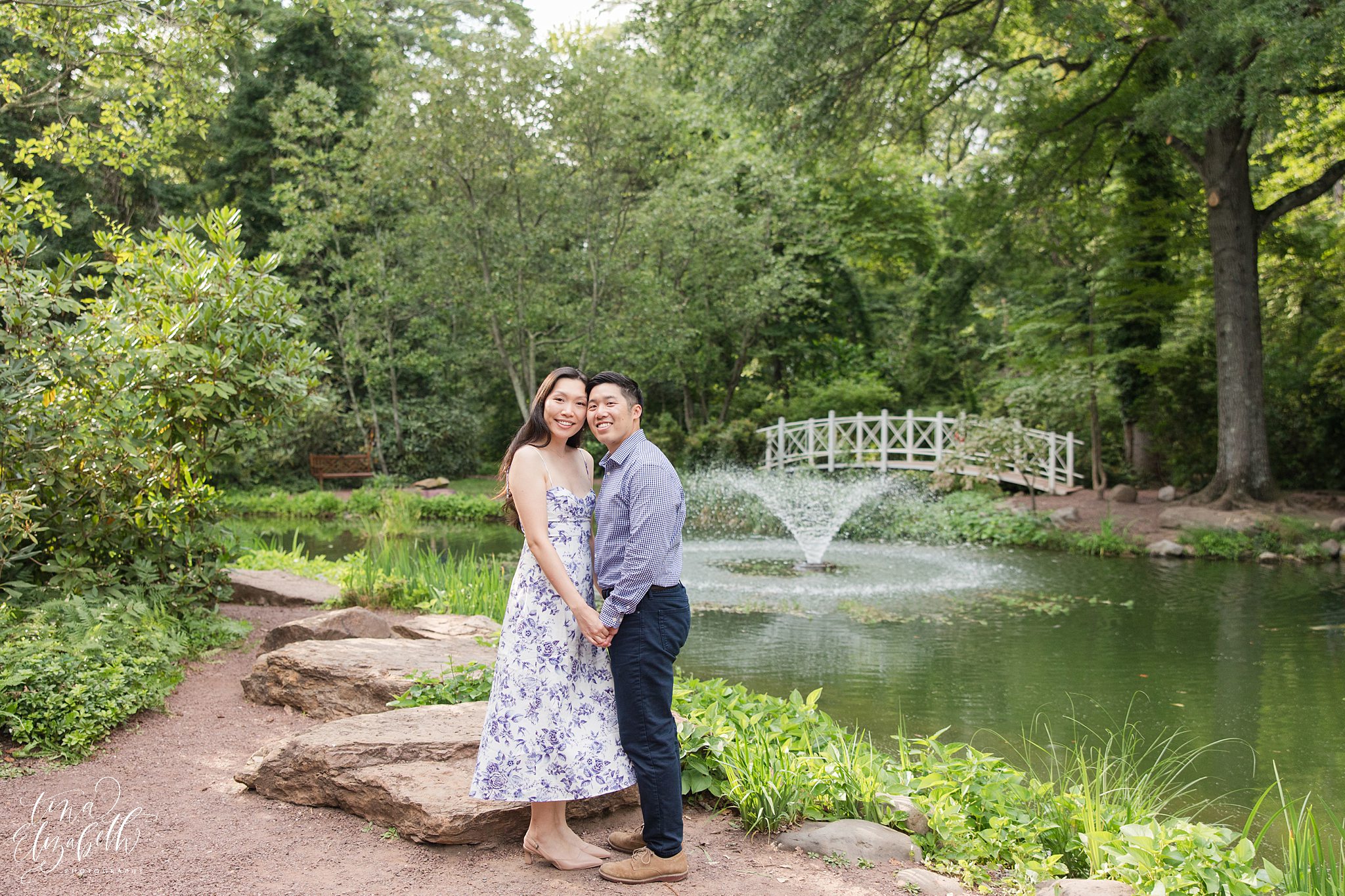 Sayen House & Gardens Engagement Photos