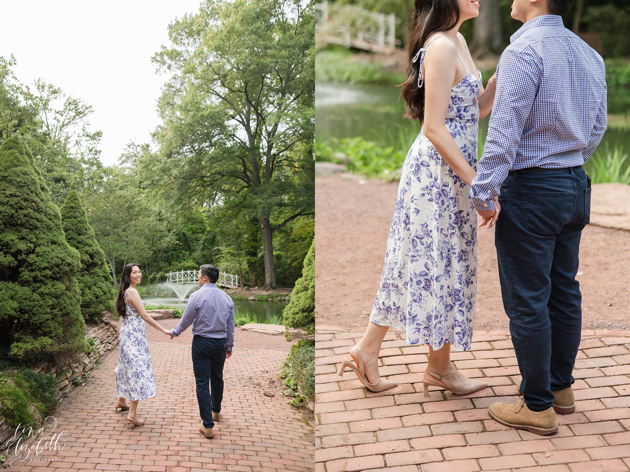 Sayen House & Gardens Engagement Photos