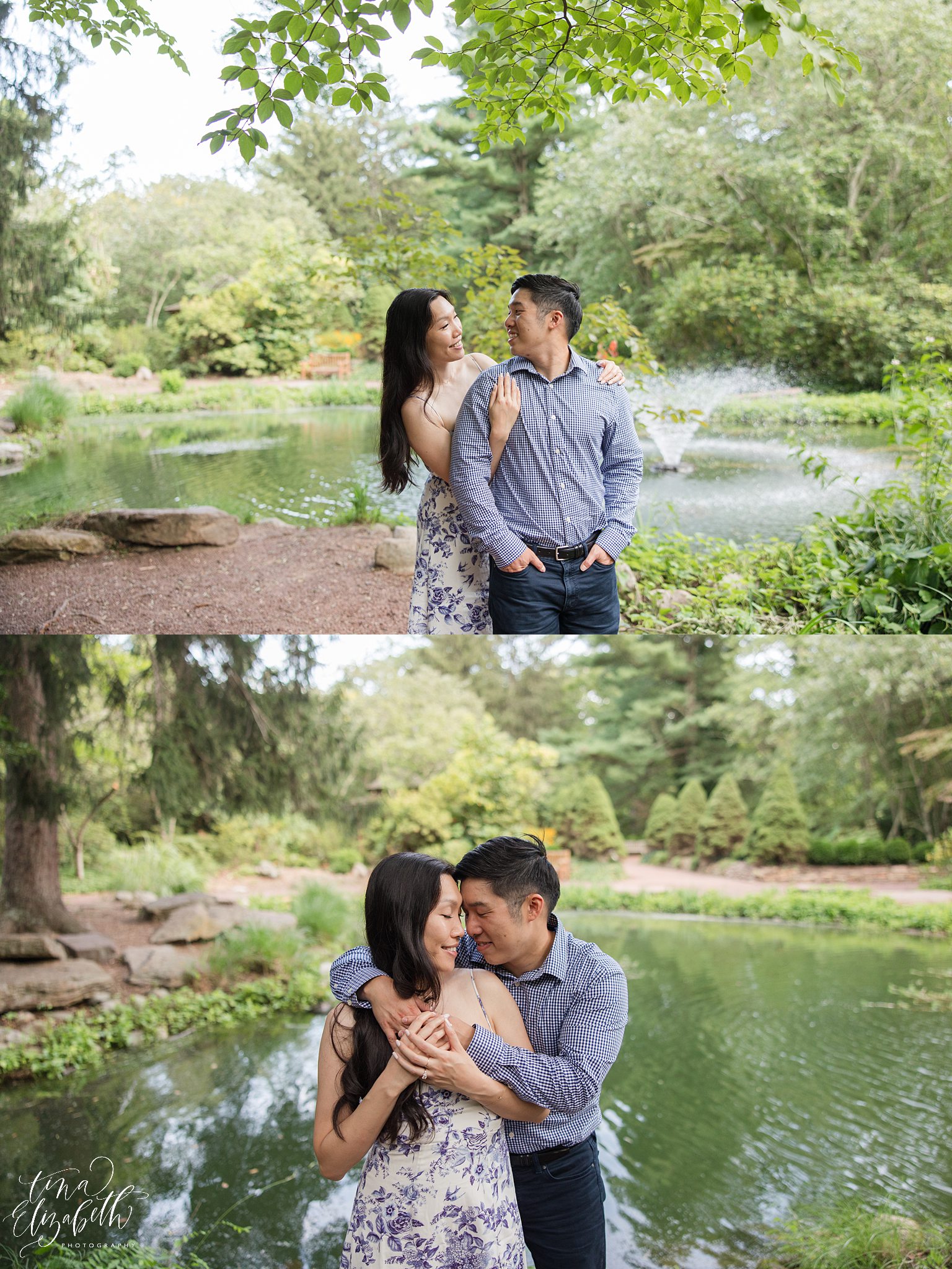 Sayen House & Gardens Engagement Photos