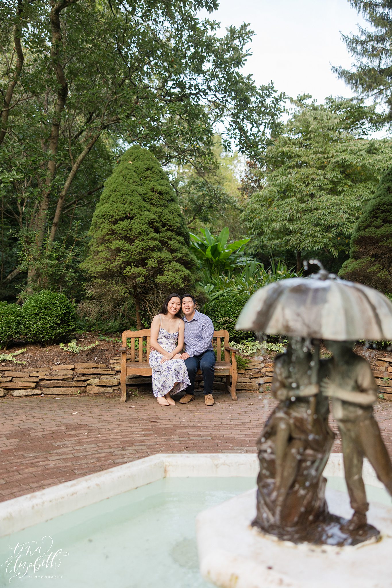 Sayen House & Gardens Engagement Photos