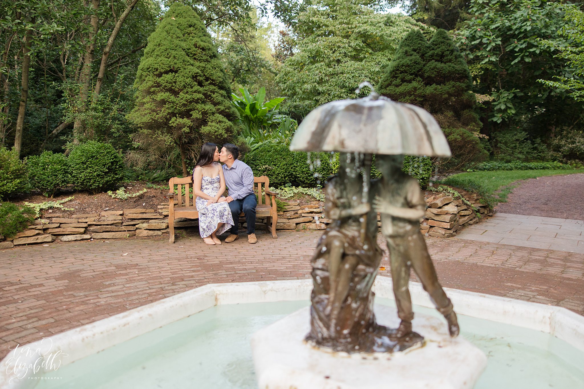 Sayen House & Gardens Engagement Photos