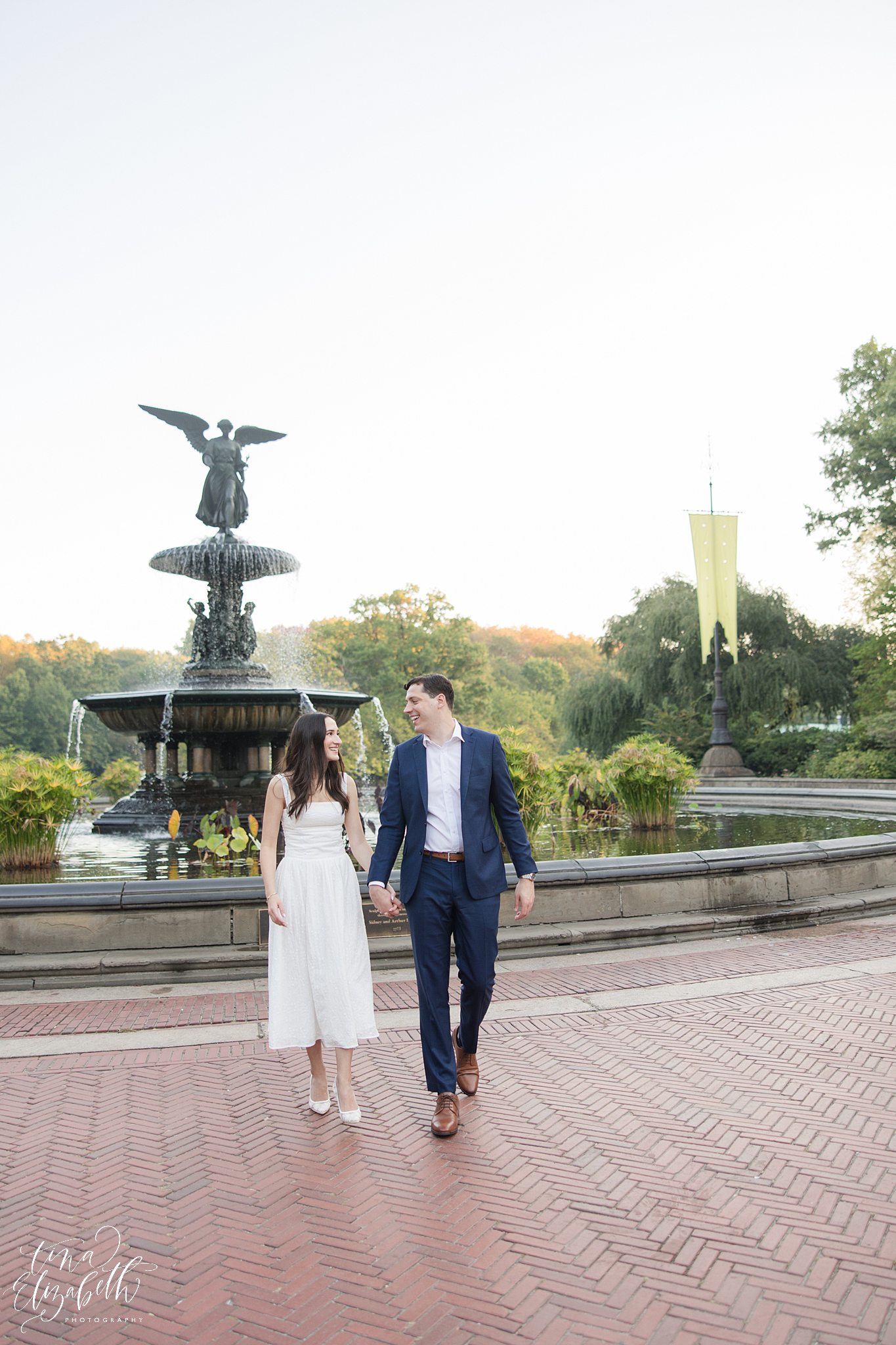 Central Park Engagement Photos