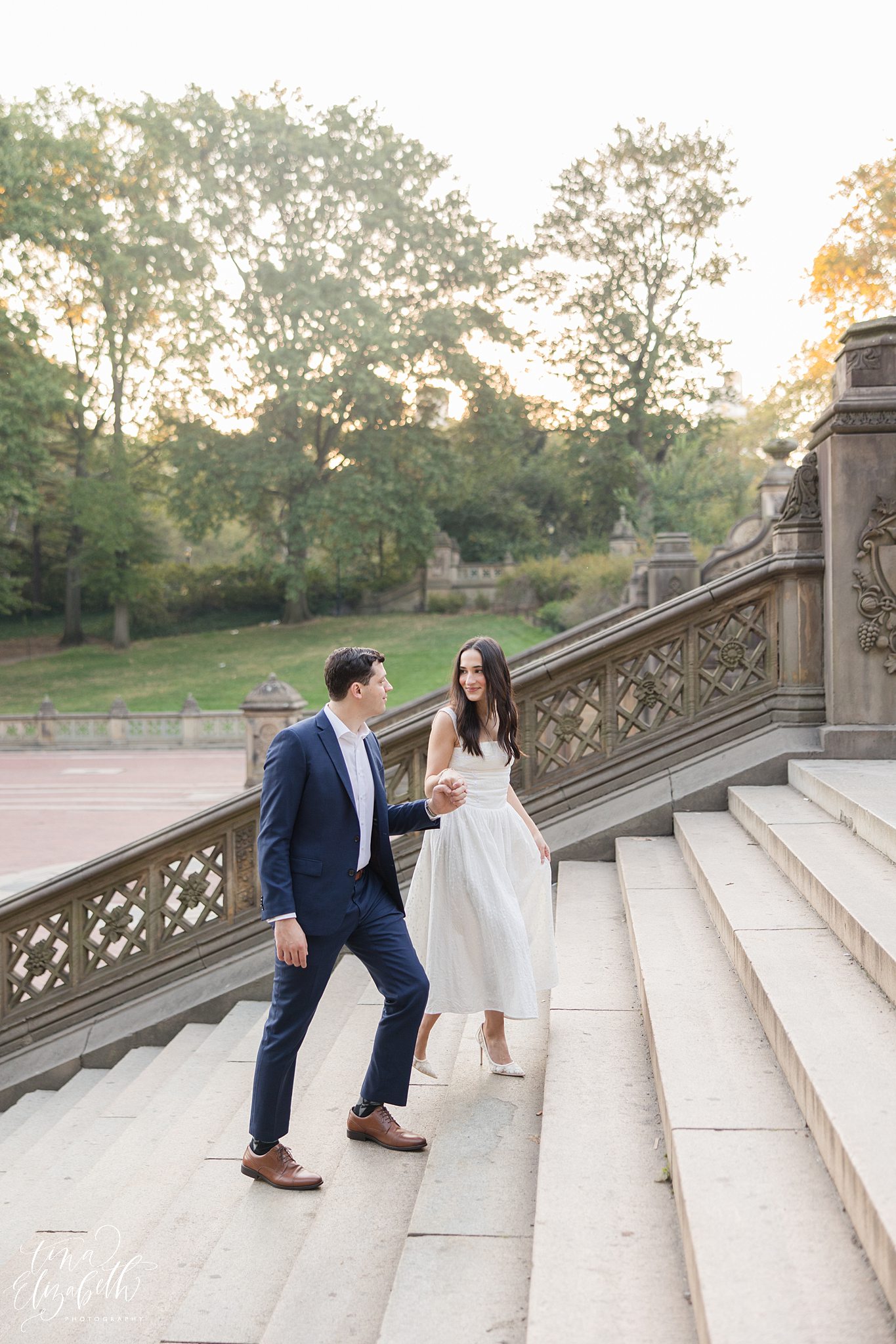 Central Park Engagement Photos