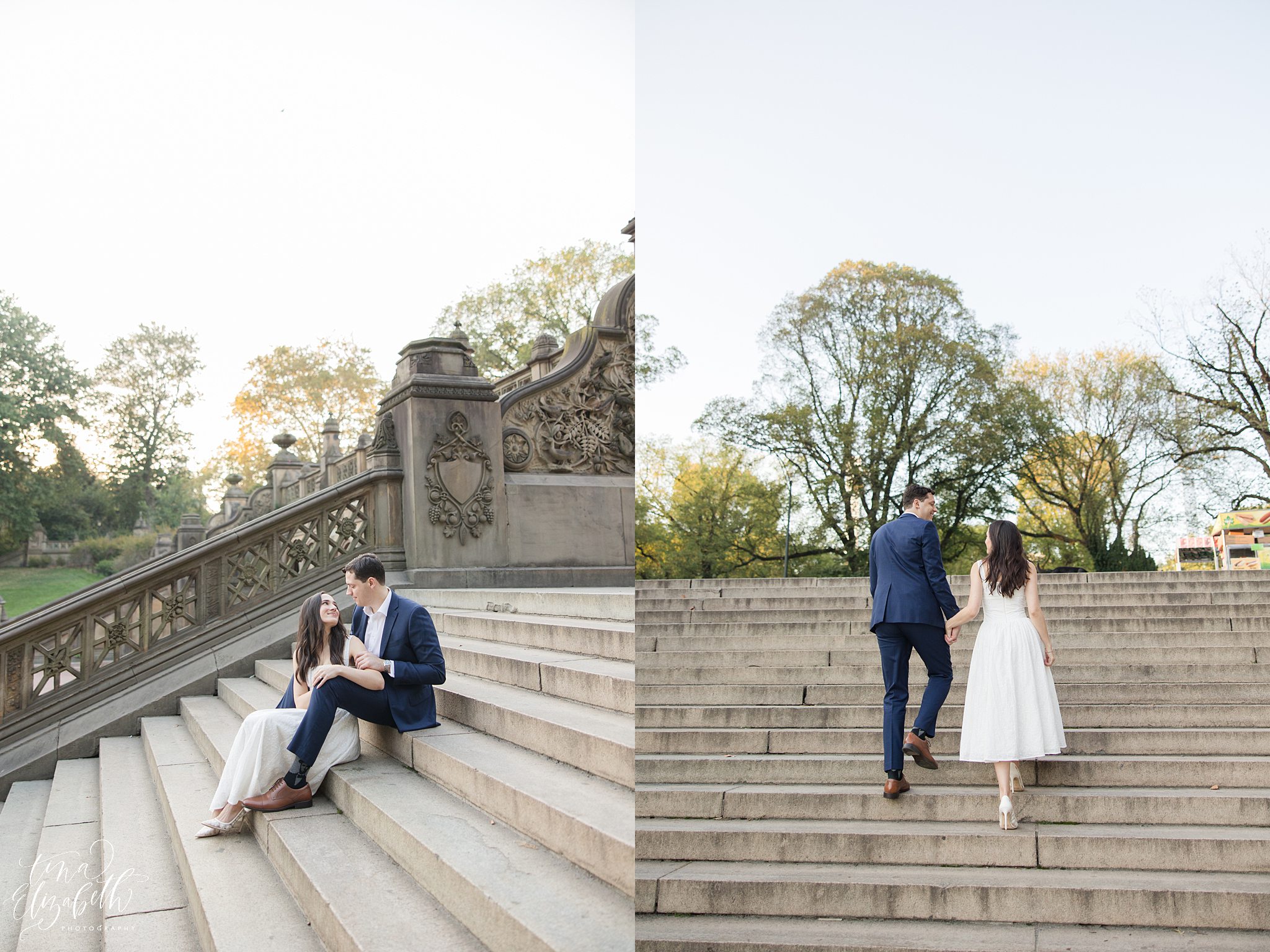 Central Park Engagement Photos