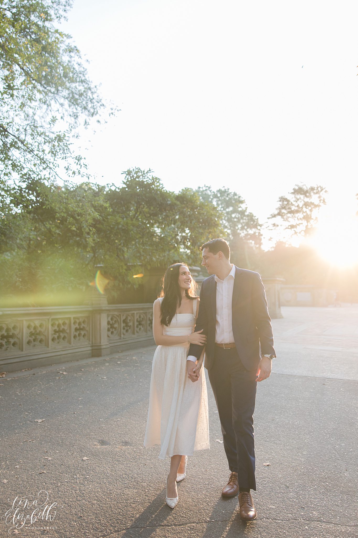 Central Park Engagement Photos