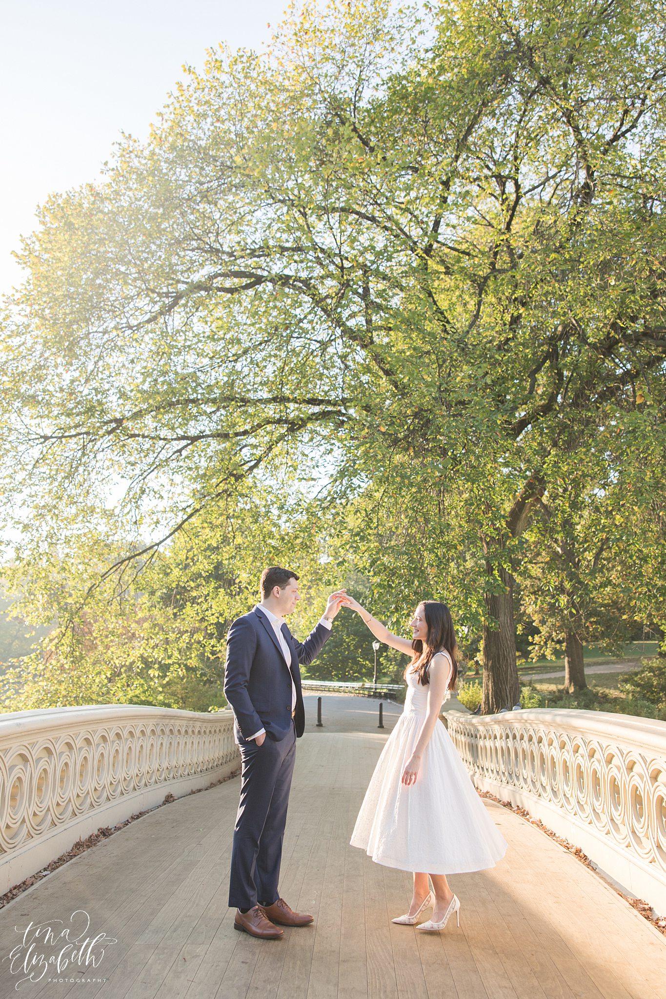 Central Park Engagement Photos