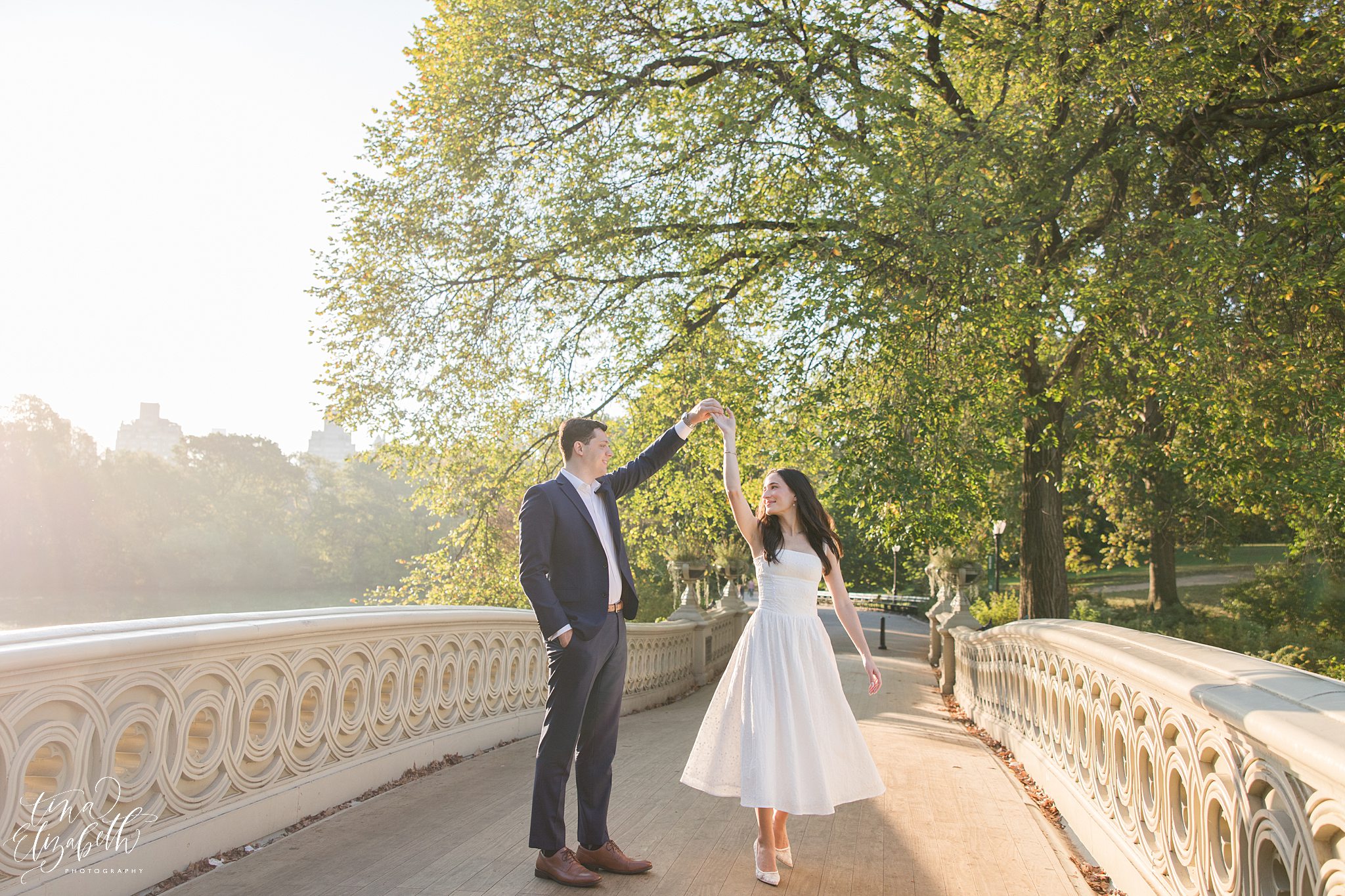 Central Park Engagement Photos